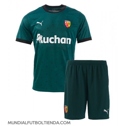 Camiseta RC Lens Segunda Equipación Replica 2024-25 para niños mangas cortas (+ Pantalones cortos)